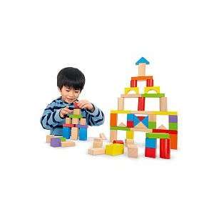  Imaginarium Wooden Block Set   75 Piece: Toys & Games