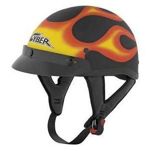  Cyber Helmets U 70 MT BLACK FLAMES XS CYBER MOTORCYCLE 