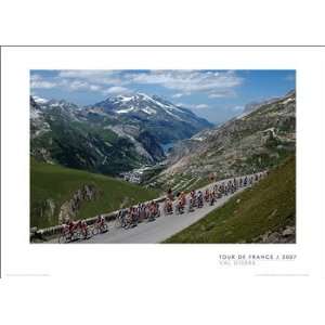  2007 Tour de France Val d Isere Cycling Print