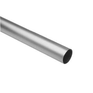 Satin (Brushed) Stainless Steel, 2inch Outside Diameter Tubing, 8 FT 