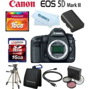  Canon EOS 5D Mark III Digital Camera (Body Only) + Extra Canon 