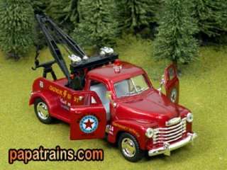 Die Cast 1953 Chevy 3100 Wrecker Tow Pickup Large O Scale 143 by 