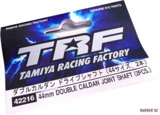 Tamiya 42216 RC Double Cardan Joint Shaft (2 Pcs) (44mm) (TRF417, TA05 