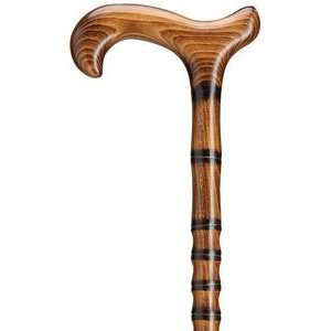 Unisex Derby Cane Carved And Scorched Bamboo Steps Jambis  Affordable 