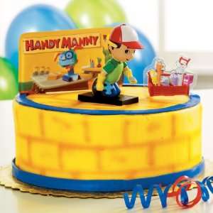   Party By Deco Pac Disney Handy Manny Cake Toppers 