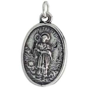 925 Sterling Silver St. Raymond Nonnatus The Confessor Oval shaped 