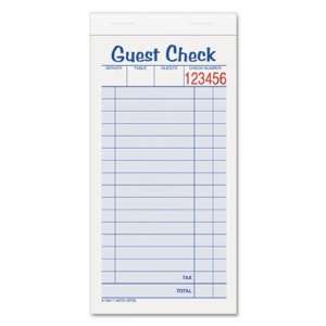  TOPS Restaurant Guest Check Pad TOP45701