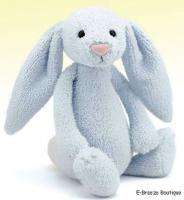 JELLYCAT Beginnings 10 BLUE BUNNY Plush w Musical CHIME  