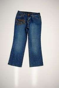 0886 NEW WOMENS BACCINI JEANS BLUE 10P  