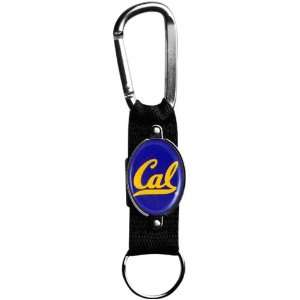  NCAA Cal Bears Black Carabiner Clip Keychain: Sports 