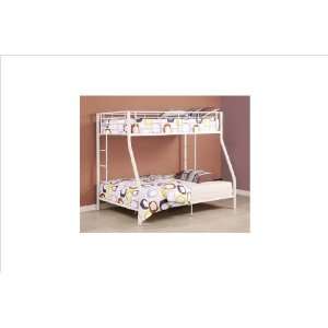   Sunrise Twin/Double Bunk Bed   White by Walker Edison: Home & Kitchen