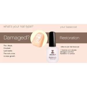  Jessica Nail Systems Restoration Base Coat .5oz Beauty