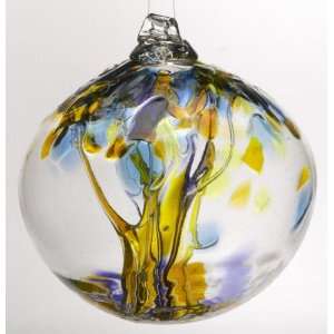 : Kitras Art Glass   JOY TREE OF ENCHANTMENT WITCH BALL   Old English 
