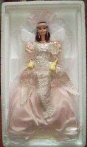 MINT Porcelain Blushing Orchid Bride Limited Edition Barbie Doll 1996 