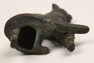 GENUINE 2000 YR OLD ANCIENT EGYPTIAN BRONZE CAT TOMB FIGURE W 