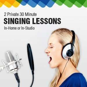  TakeLessons 2 Private 30 Minute Singing Lessons: In home 