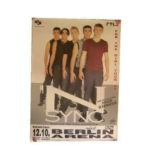  sync Poster Concert Band Shot Berlin N Sync NSYNC 