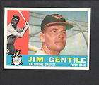 1960 TOPPS SET 448 Jim Gentile Baltimore Orioles VGEX  