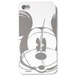  iPhone 4S / 4G / 4 Mickey Mouse Disney Gray Sketch Design 
