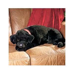  Super Soft Black Lab Cuddle Dog Body Pillow with Realistic 