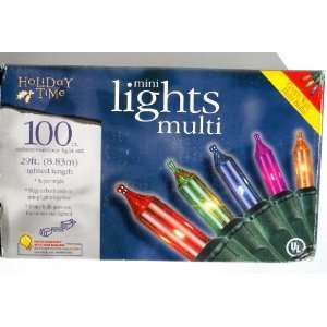  Holiday Time 100 Mini Light Set 29 Ft Indoor/outdoor Multi 