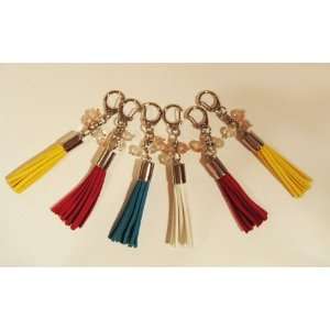   Suede Charm for Bag, Belt or Clothes (Red Color): Everything Else