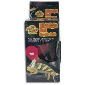  Zoo Med Nightlight Red Reptile Bulb 25 Watt: Pet Supplies