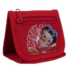  Betty Boop Tri fold Canvas Wallet/ Coin Purse Office 