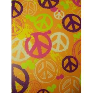  Staples Two Pocket Poly Folder ~ Back Spin (Peace): Office 