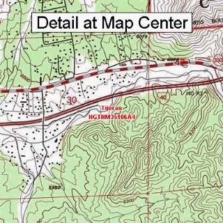  USGS Topographic Quadrangle Map   Tijeras, New Mexico 