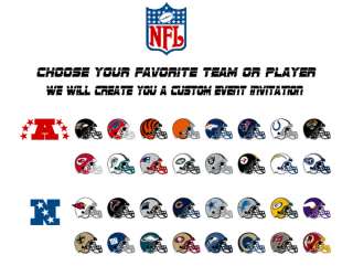We can create a custom design for you with ANY of the NFL TEAMS