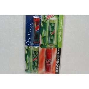  Soda Party Pack Flavored Lip Balms Pepsi Beauty