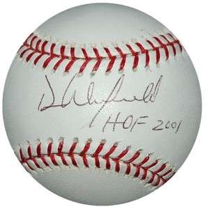   Winfield Autographed Signed Major League Baseball JSA HOF 2001 CFS