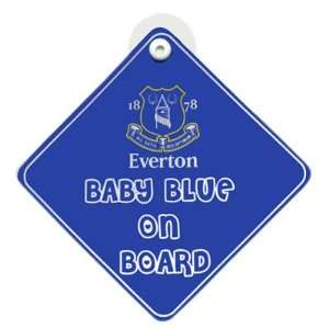  Everton FC. Baby On Board Sign