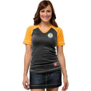  Oakland Athletics Nike Womens Cooperstown V Neck Jersey 