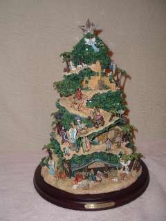 Thomas Kinkade Christmas Tree Glory to The Newborn King  