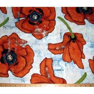  Big Poppy Spice Fabric By Michael Miller One Yard (0.9m 