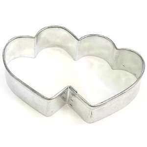  HEART DOUBLE cookie cutter 3.5 in. B1145X: Kitchen 