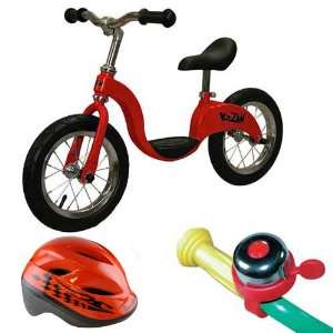  Kazam Balance Bike Red Plus Lamborghini Red Toddler Helmet 