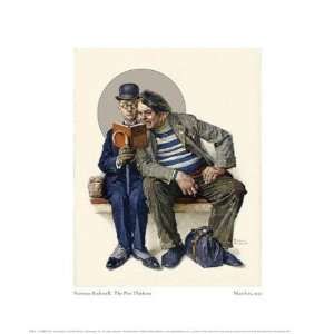  Norman Rockwell   Plot Thickens Giclee