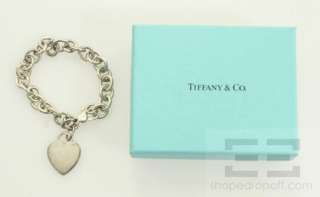 Tiffany & Co. Sterling Silver Heart Tag Bracelet  