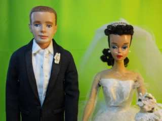 Vintage Ponytail 3/4? Barbie Brownette Ken Wedding Set NR Fee Shipping 