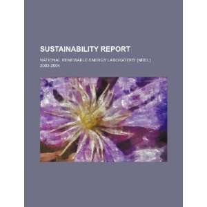   report National Renewable Energy Laboratory (NREL) 2003 2004