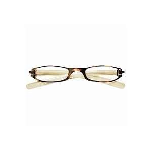  ICU Eyewear Tortoise Ivory Leatherette Reading Glasses 1 