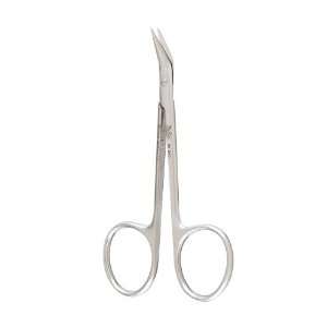 BIRO Dermal Naevus Scissors, 4 (10.2 cm), angled on flat, with sharp 