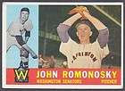 1960 Topps Baseball #87   John Romonosky   Washington S