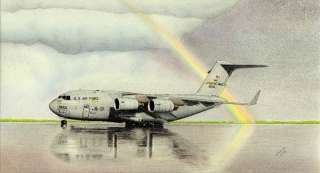 17A Globemaster III Pot of Gold by artist Willie Jones, Jr.  