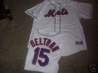 CARLOS BELTRAN New York METS baseball SEWN JERSEY S  