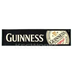 Guinness Extra Stout Rubber Bar Spill Mat:  Kitchen 