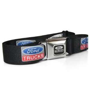   Trucks Auto Seatbelt Buckle Black Belt, Official Licensed: Automotive